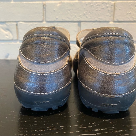 Naot Women Shoe Size 6.5 EUR 37 Brown T Strap Flat Mary Jane Comfort Leather - Picture 4 of 6